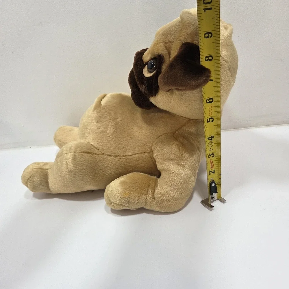 Bestever Toy Pug Dog Plush Lounging‎ Puppy Laying Stuffed Animal
